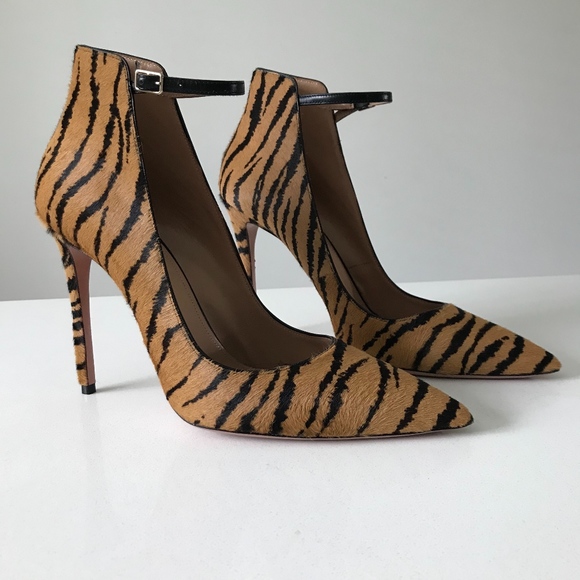 Aquazzura Shoes - Aquazzura Sharon Pump - Tiger Print